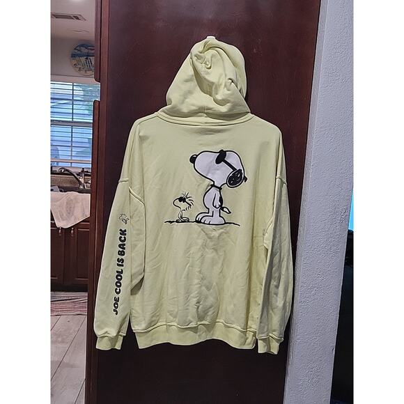 Snoopy Joe Cool Sweat Shirt Hoodie Vintage Size XL - Picture 3 of 14